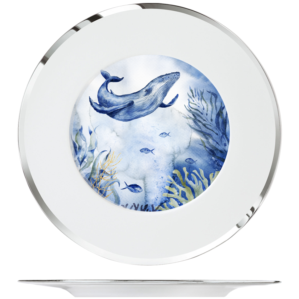 Special design OZ | Porcelain charger plate N°4